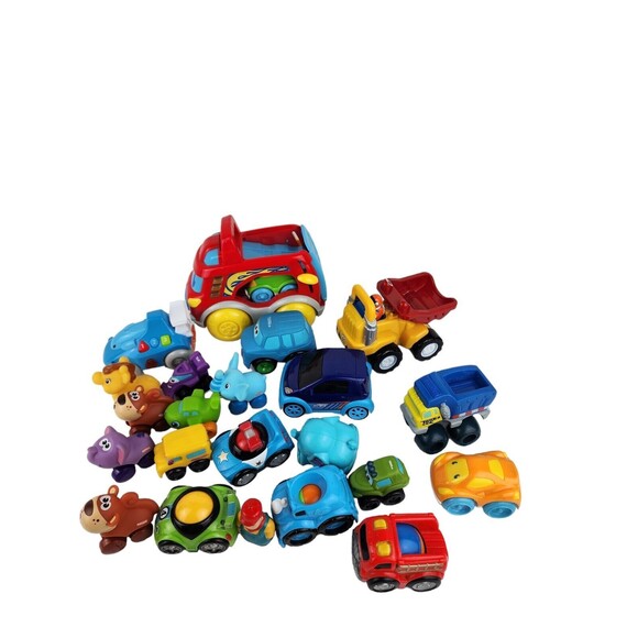Playskool Tonka Unbranded Toddler Toys Chunky Cars Vehicles Lot - Picture 10 of 10
